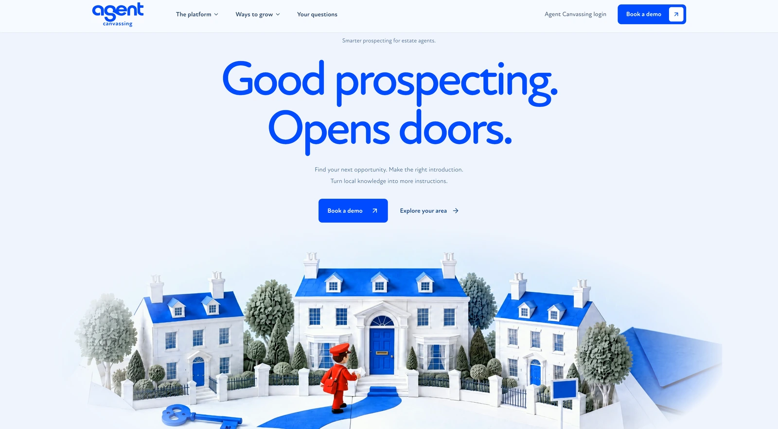 AgentCanvassing website preview